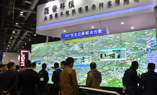 赛普云屏照耀INFOCOMM2015